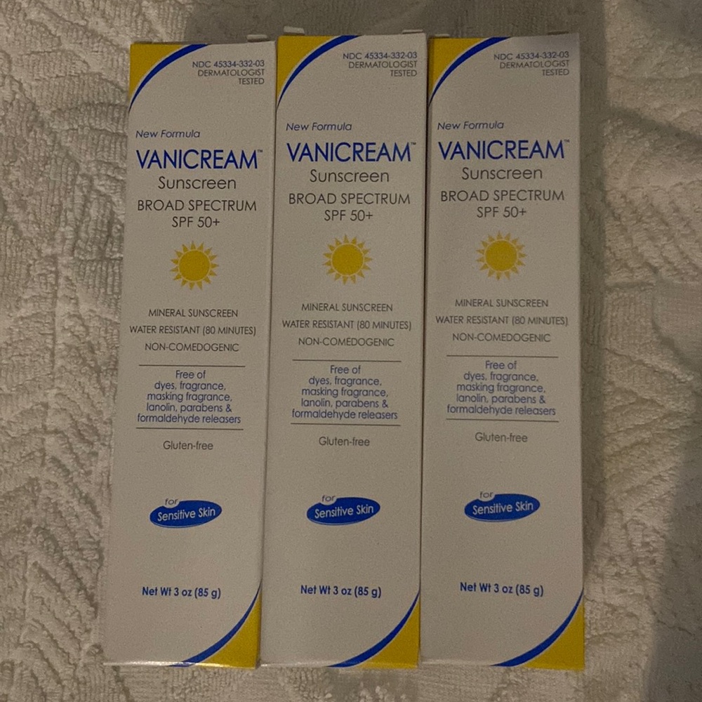 3 pack vanicream sunscreen spf 50+
